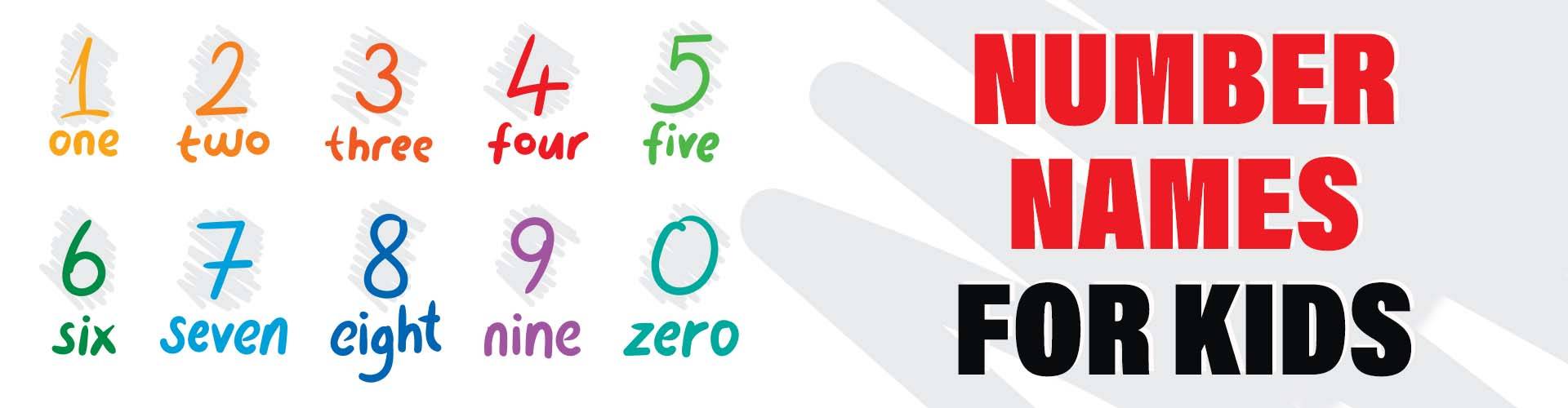 Number Names for Kids