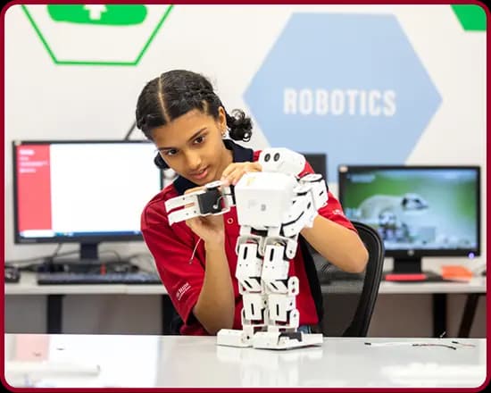 Robotics lab in Orchids The International School