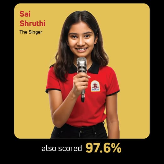 Sai Shruthi ICSE Topper